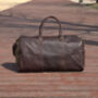 Genuine Leather Holdall, thumbnail 1 of 12