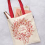 Christmas Wreath Canvas Bag, thumbnail 1 of 4