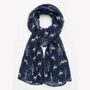 Winter Deers Print Scarf, thumbnail 2 of 7