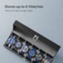 Six Slots Velvet Lining Watch Display Storage Box Case, thumbnail 5 of 9