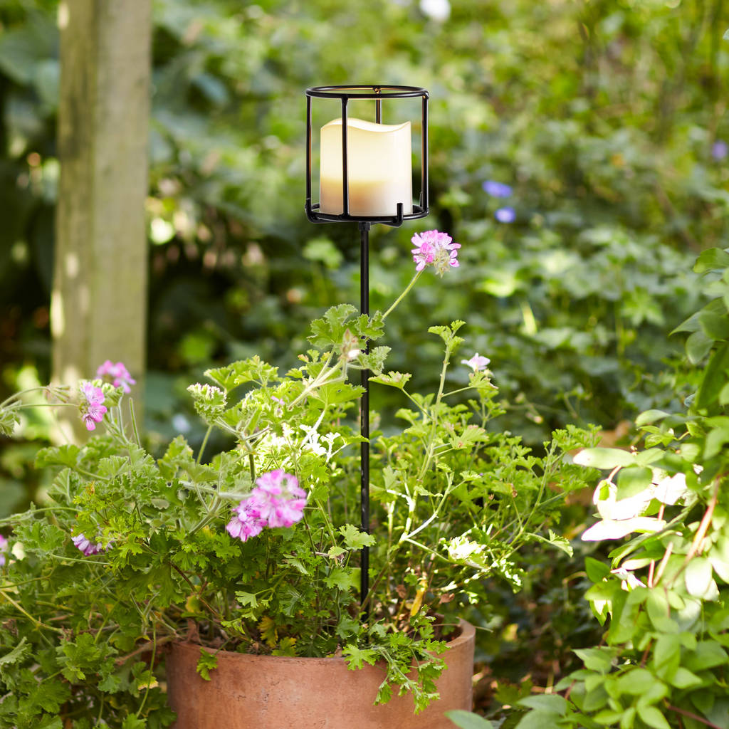 Garden LED Candle Stake By Lights4fun