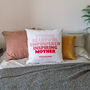 Empowered Mother Personalised Cushion, thumbnail 3 of 4