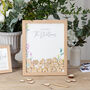 Wildflowers Wedding Drop Top Frame Guest Book, thumbnail 1 of 3