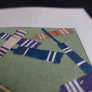 Green Cricket Bat Art Print, 5 of 9