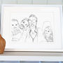 Personalised Family Sketch, thumbnail 6 of 12