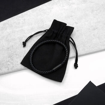 Handmade Personalised Leather Curved Corner Bookmark, 8 of 8