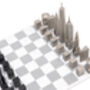 Stainless Steel Skyline Chess Set – New York Edition, thumbnail 4 of 6