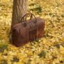 Genuine Leather Duffel With Zip Pocket, thumbnail 6 of 12