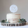 Personalised Cut Out Wedding Cake Topper, thumbnail 3 of 5