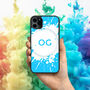 Splattered Paint iPhone Case Personalised, thumbnail 4 of 6