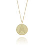 9ct Yellow Gold Facett Initial Necklace, thumbnail 3 of 10