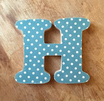 Polka Dot Wooden Letters, 6 of 10