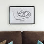 'The First' Personalised To Scale New Baby Print, thumbnail 1 of 3