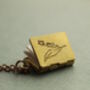 Birth Flower Book Locket, thumbnail 1 of 8