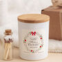 Personalised Christmas Candle Gift For Grandma, thumbnail 1 of 6