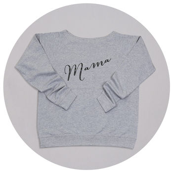 Personalised Mama Slouch Jumper, 2 of 4