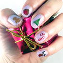 Christmas Nail Transfers Stocking Filler Letterbox Gift By Hoobynoo