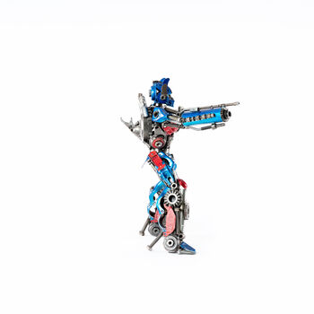 Optimus Prime 55cm/22in Handmade Metal Sculptures, 8 of 12