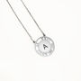 Personalised Special Date Initial Letter Necklace, thumbnail 3 of 4
