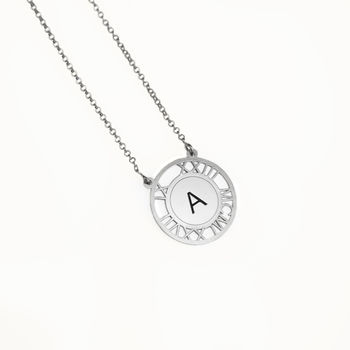 Personalised Special Date Initial Letter Necklace, 3 of 4