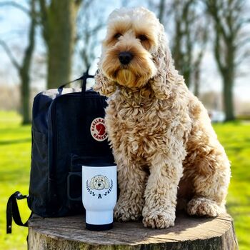 Personalised Dog Varsity Travel Mug, 12 of 12