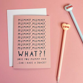 Funny Mummy Snack Birthday Card, 2 of 7