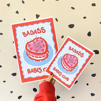 Badass Babes Club Motivational Print, 4 of 6