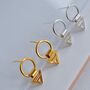 Mini Loop Stud Earrings, thumbnail 1 of 5