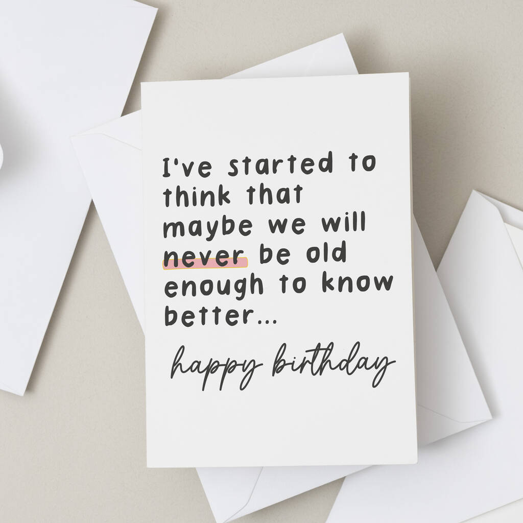 Childhood Friend Birthday Card By Twist Stationery