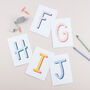 Colourful Initial Letter Card, thumbnail 5 of 10