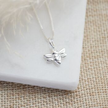 Sterling Silver Bee Necklace – Bee You, 3 of 5