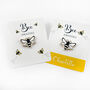Personalised Bee Pin Badge Brooch, thumbnail 2 of 12