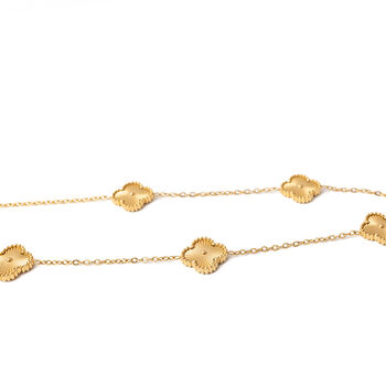 Clover Necklace Gold, 2 of 2