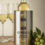 Personalised Couples Wine Cooler, thumbnail 3 of 3