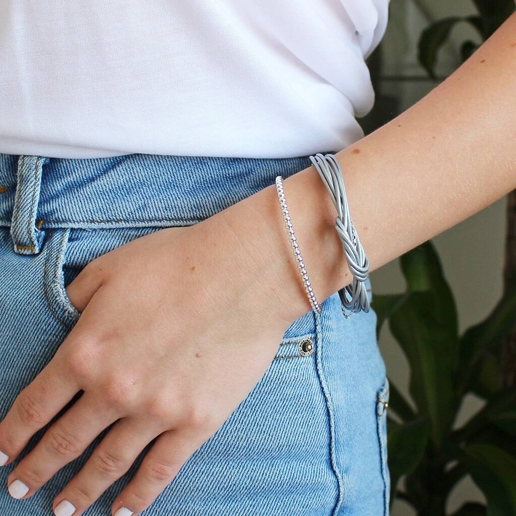 Knotted Multi Strand Bracelet By Lisa Angel