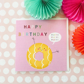 Party Ring Birthday Card, 5 of 5