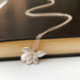 Sterling Silver Autumn Leaf Necklace, thumbnail 9 of 9