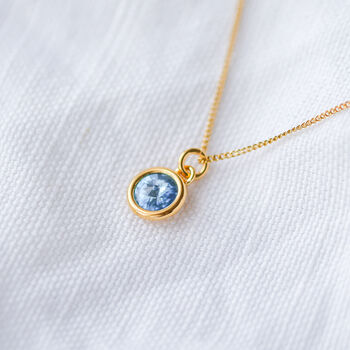 21st Birthday Birthstone Sterling Silver Necklace – 21st Gift For Her, 6 of 10