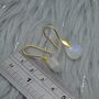 Rainbow Moonstone Or Labradorite Earrings, thumbnail 11 of 11