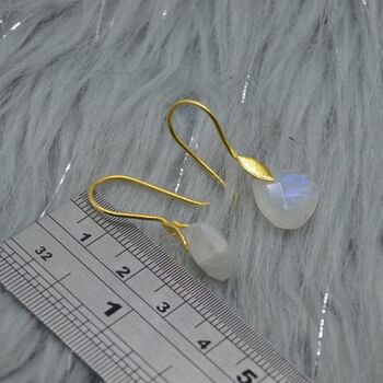 Rainbow Moonstone Or Labradorite Earrings, 11 of 11