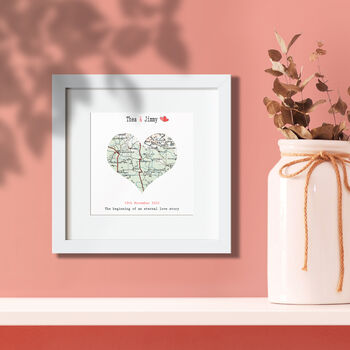 Map Location Framed Print, 2 of 7