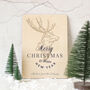 Personalised Christmas Card, Wooden Christmas Card, thumbnail 6 of 9