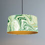 Marble Lampshade In Moss, thumbnail 3 of 4