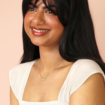 Crystal Infinity Heart Pendant Necklace, 5 of 10