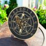 Handmade Star Sundial With Star Pattern, thumbnail 4 of 5