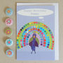 Personalised Bubble Peacock Card, thumbnail 2 of 3