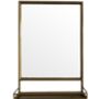 Mirror With Shelf Black Or Gold, thumbnail 4 of 9