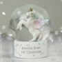 Personalised Unicorn Snow Globe, thumbnail 2 of 5