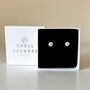 Sterling Silver Daisy Stud Earrings, thumbnail 1 of 6