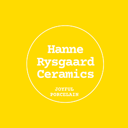 Hanne Rysgaard Ceramics joyful porcelain logo